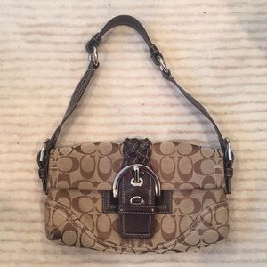 Classic Coach Monogram Satchel